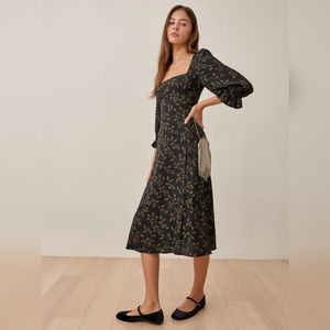 Reformation Enid Dress Carob Size 2